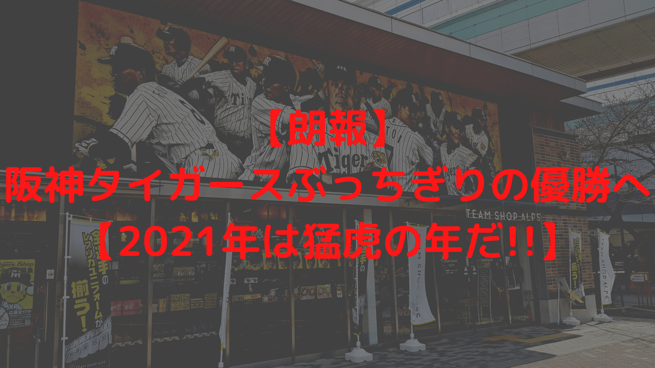 【朗報】阪神タイガースぶっちぎりの優勝へ【2021年は猛虎の年だ!!】